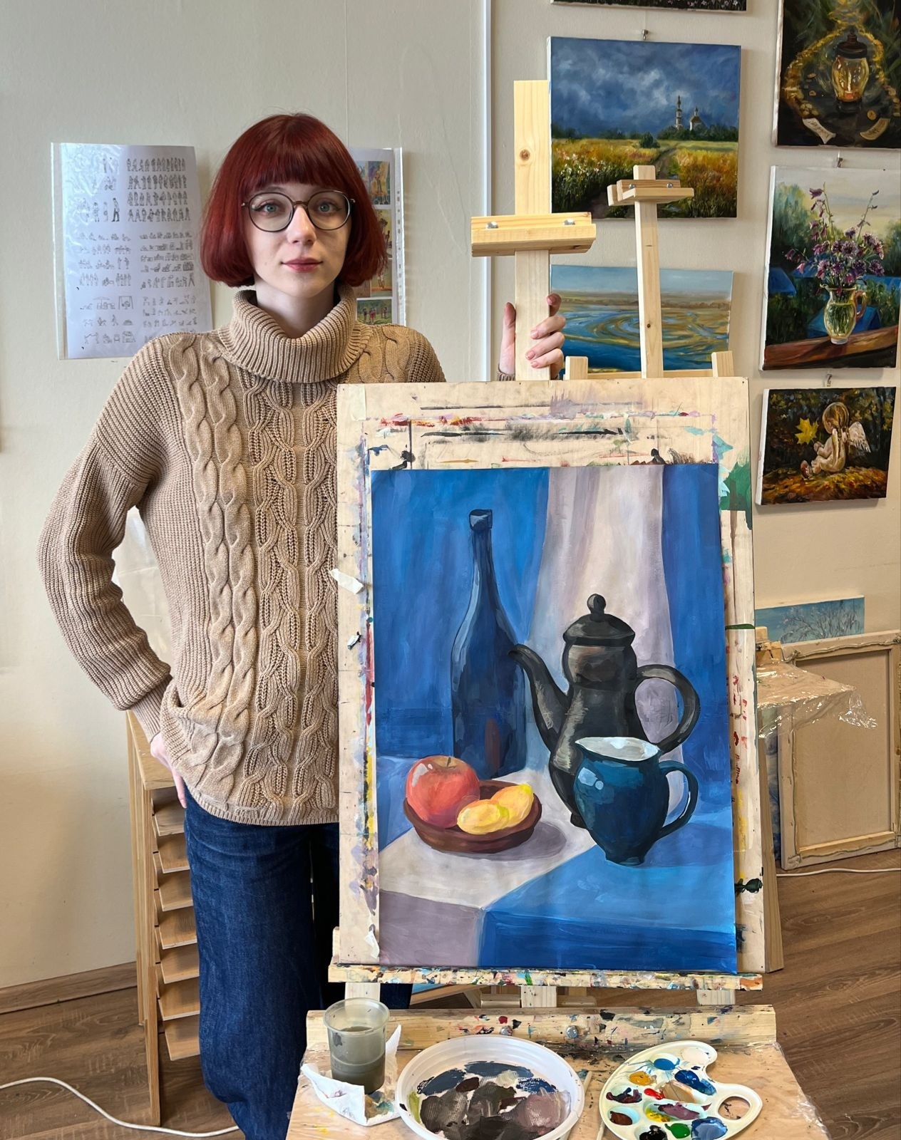 Фотографии с мастер-класса Подготовка к поступлению в художественное заведение - фото 4
