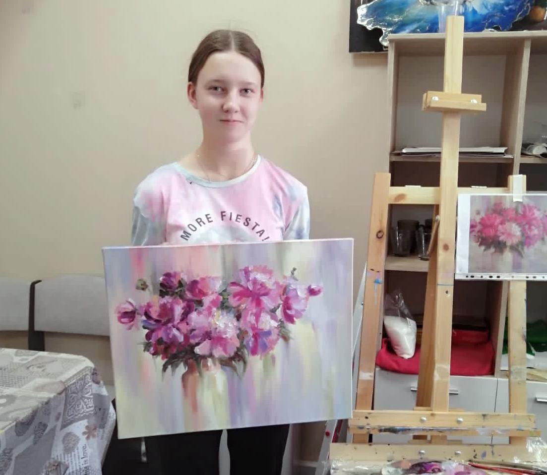 Фотографии с мастер-класса Картина маслом или акрилом за 3 часа - фото 8