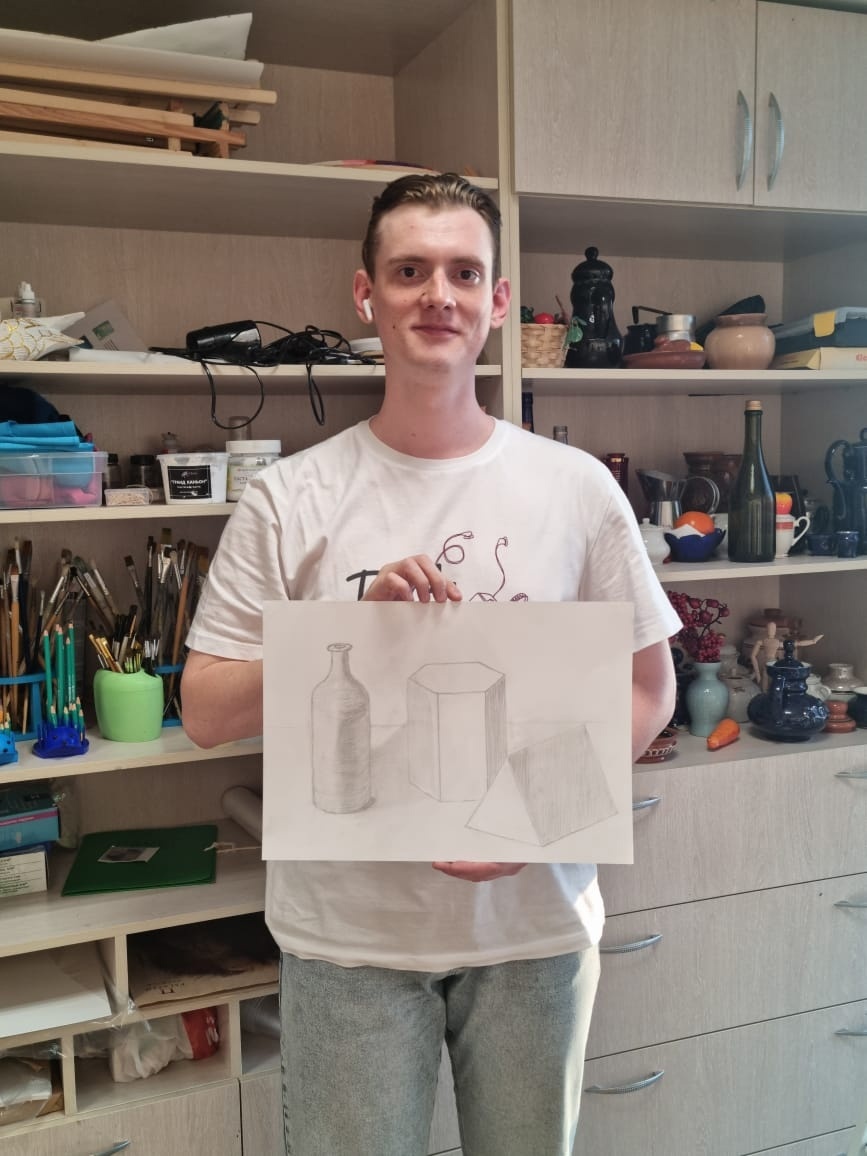 Фотографии с мастер-класса Рисование с нуля для взрослых   - фото 1